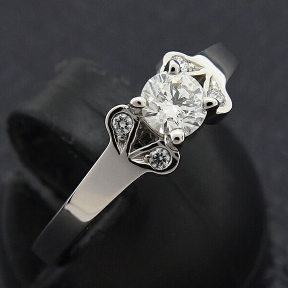 CARTIER Silver Diamond Ring - Picture 10 of 10